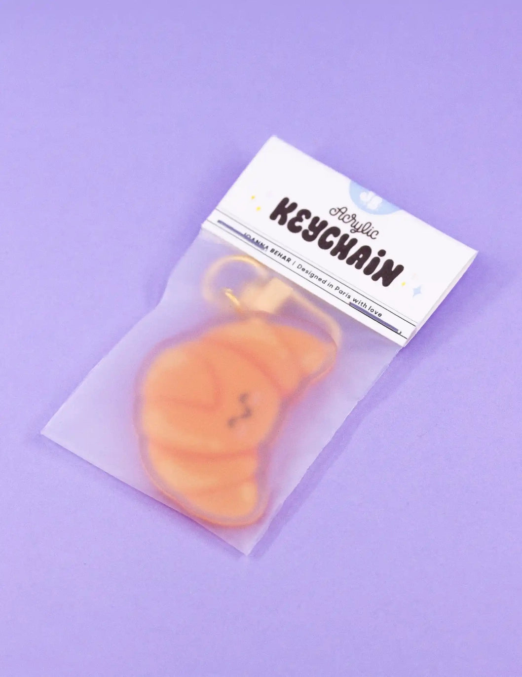 Croissant Keychain