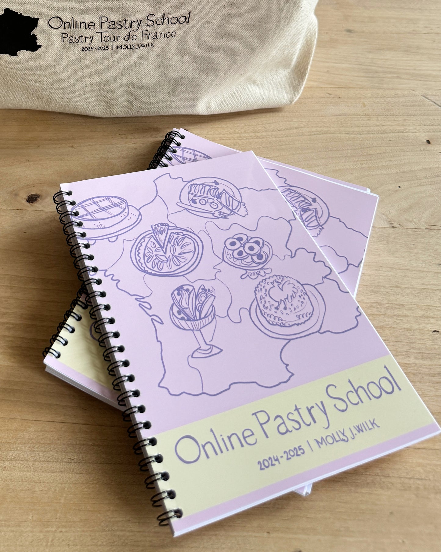 Online Pastry School '24-25 Spiral Notebook