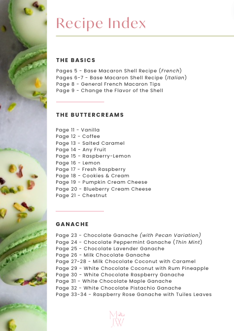 Macaron Recipe eBook