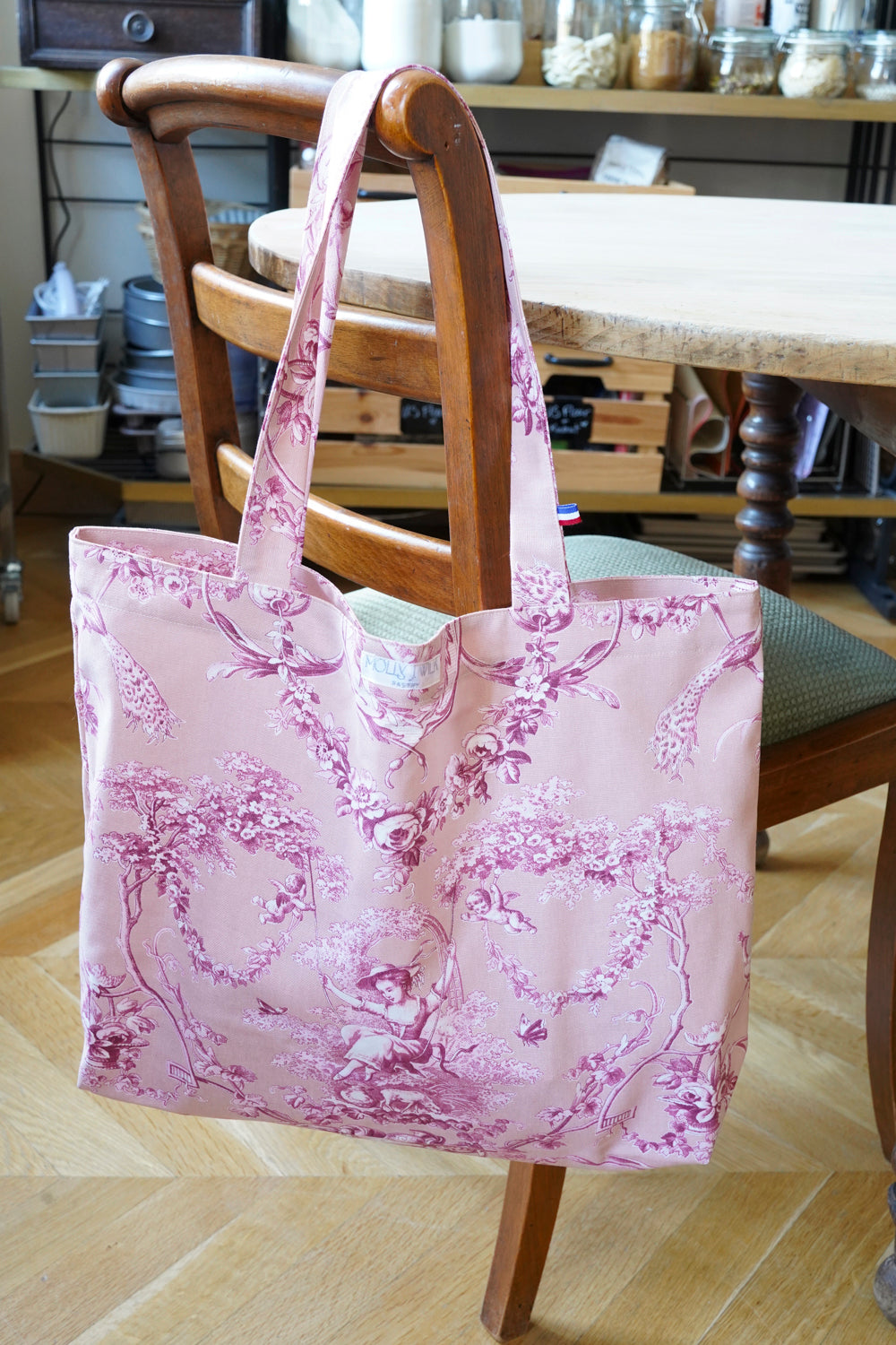 Toile de Jouy Tote Bag