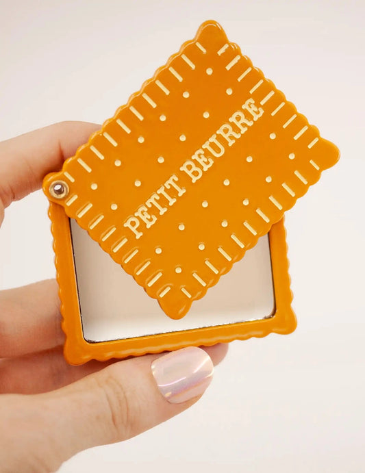 Petit Beurre Biscuit Pocket Mirror