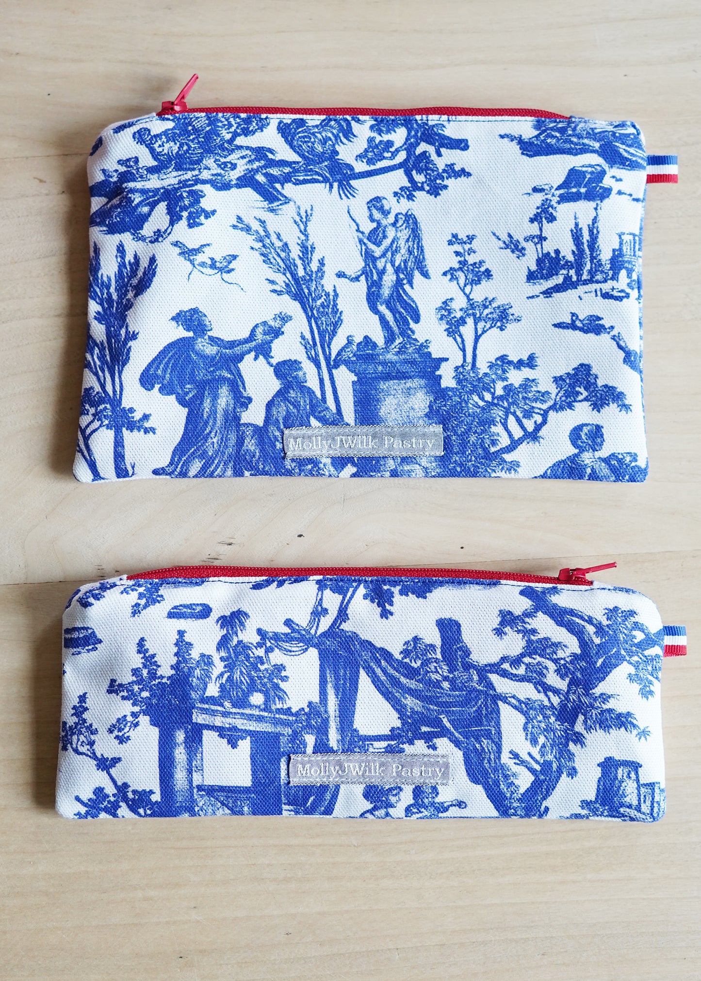 Toile de Jouy Cotton Bags