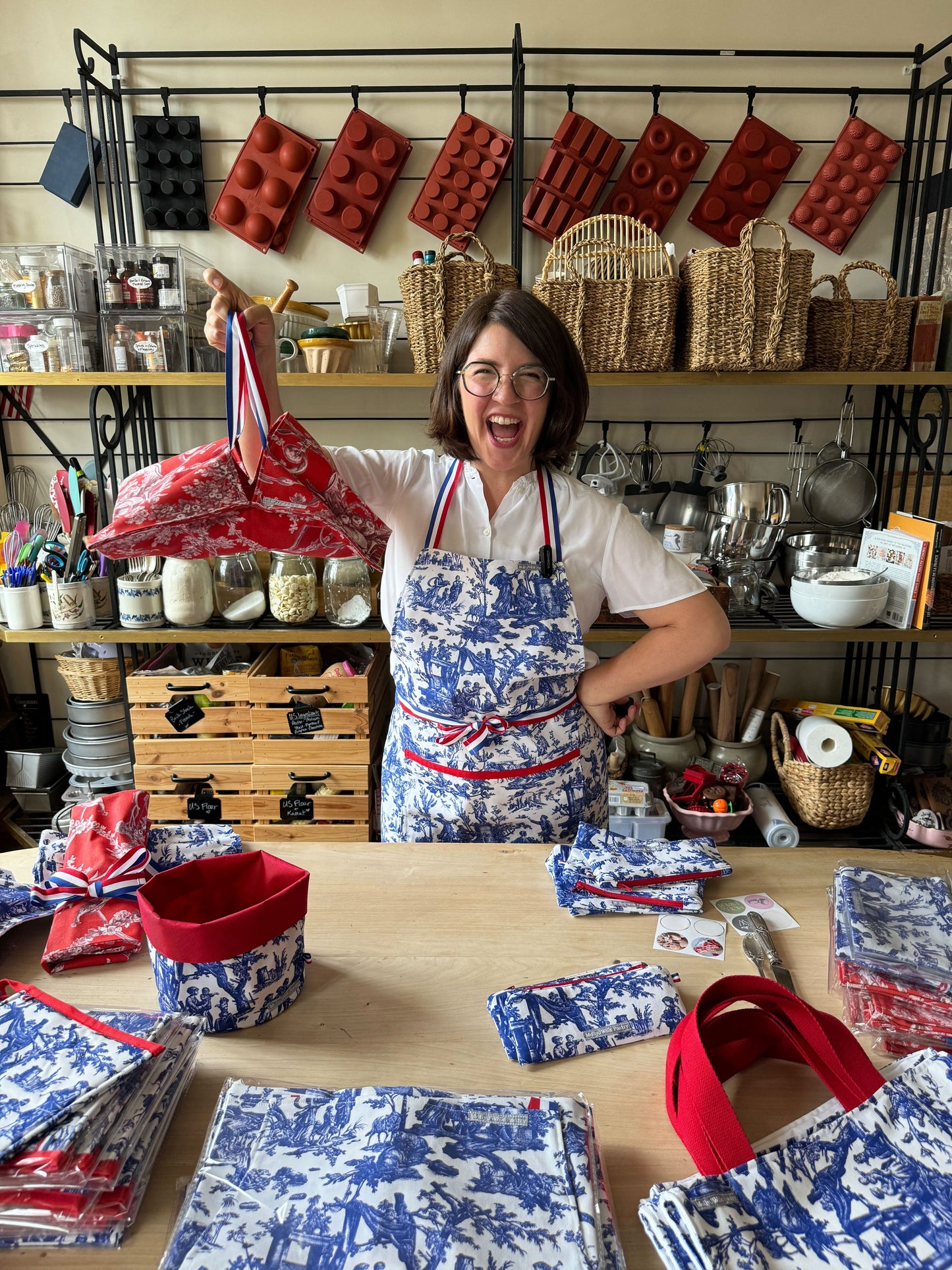 French Toile de Jouy | Apron