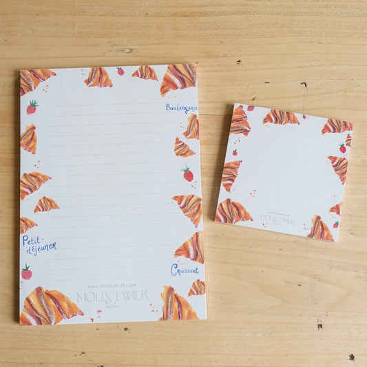 Croissant Notepad Pack