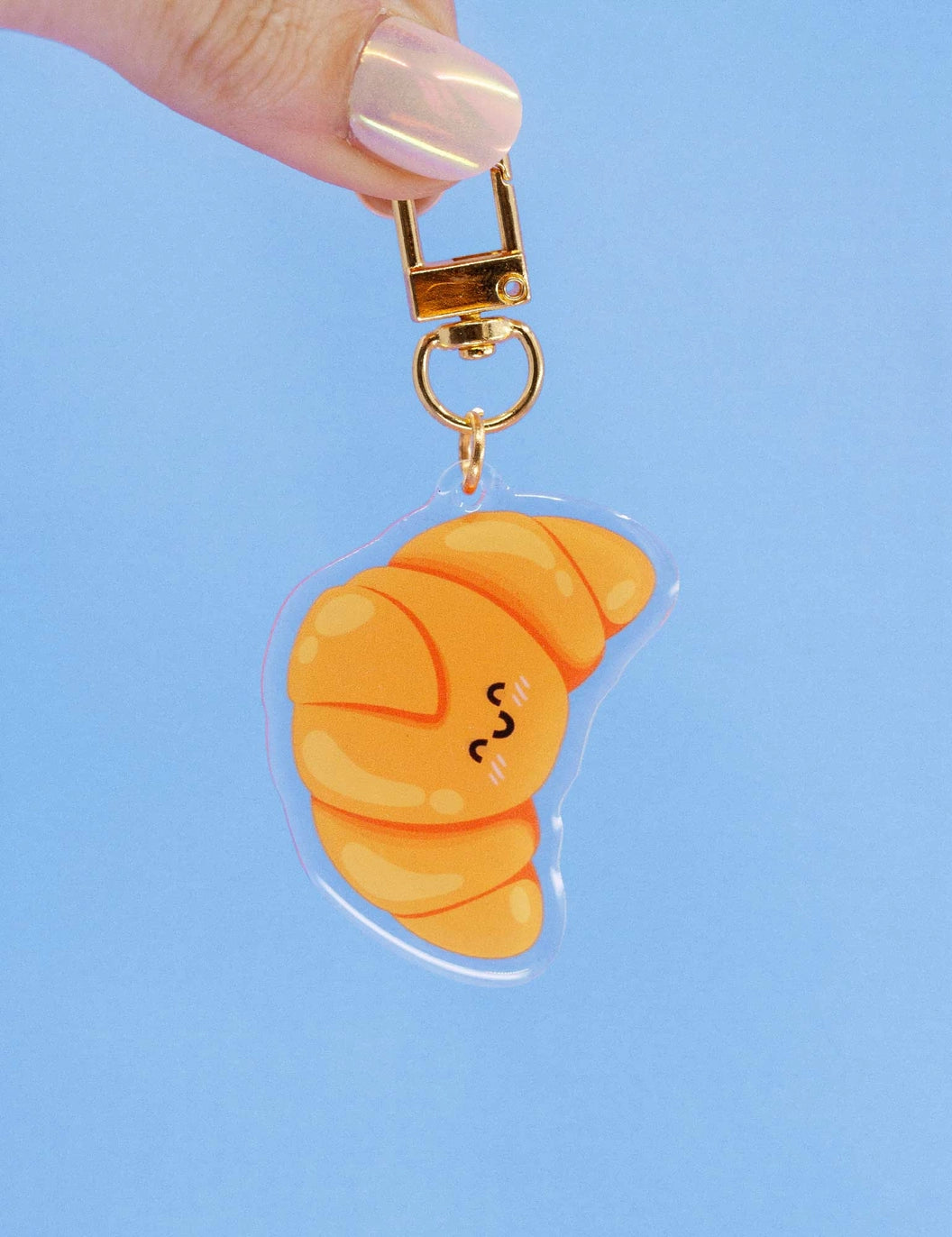 Croissant Keychain